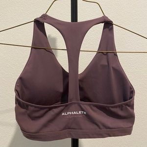 Alphalete Alphalux Harmony Bra - Black Plum - XS